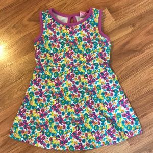2T purple, pink, yellow, blue sleeveless sundress